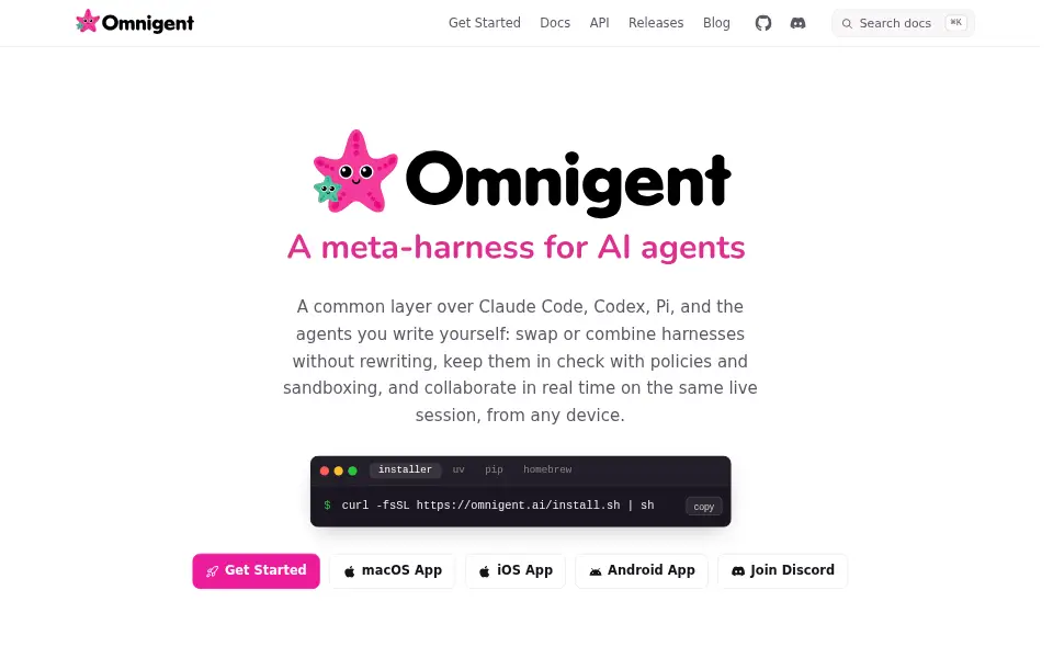 Aperçu de Omnigent