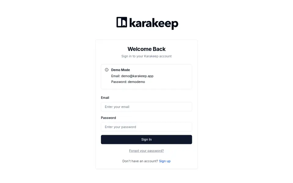Aperçu de karakeep