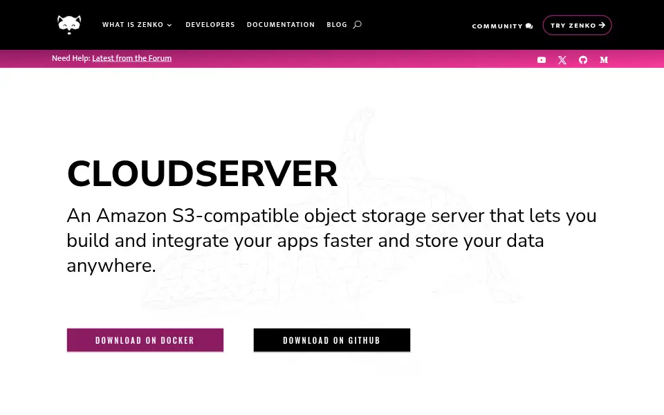 Aperçu de cloudserver