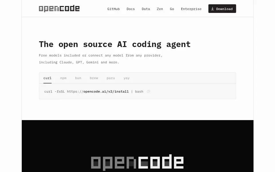 Aperçu de OpenCode
