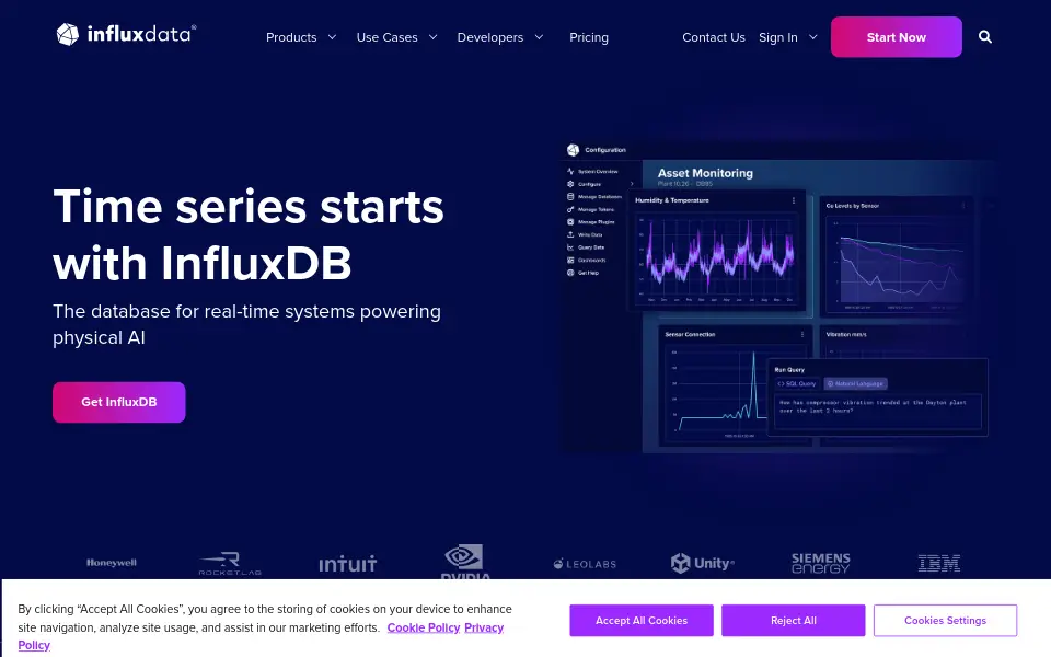 Aperçu de influxdb