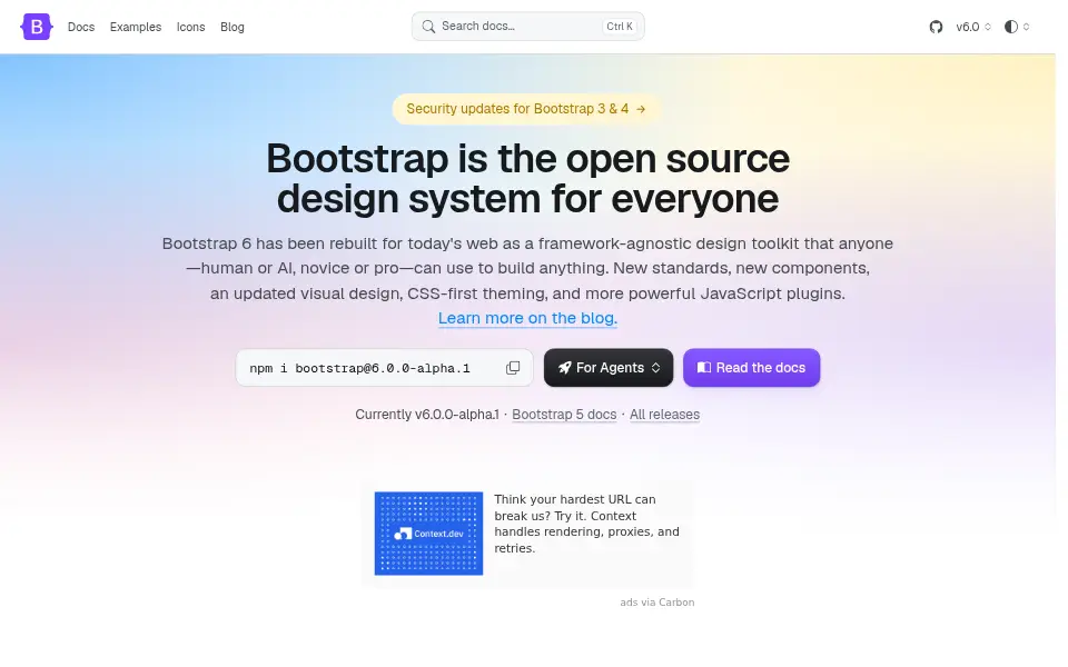 Aperçu de Bootstrap