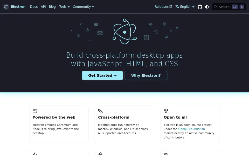 Aperçu de Electron