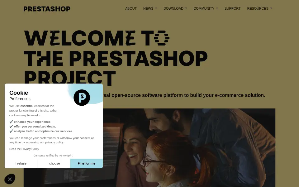 Aperçu de PrestaShop