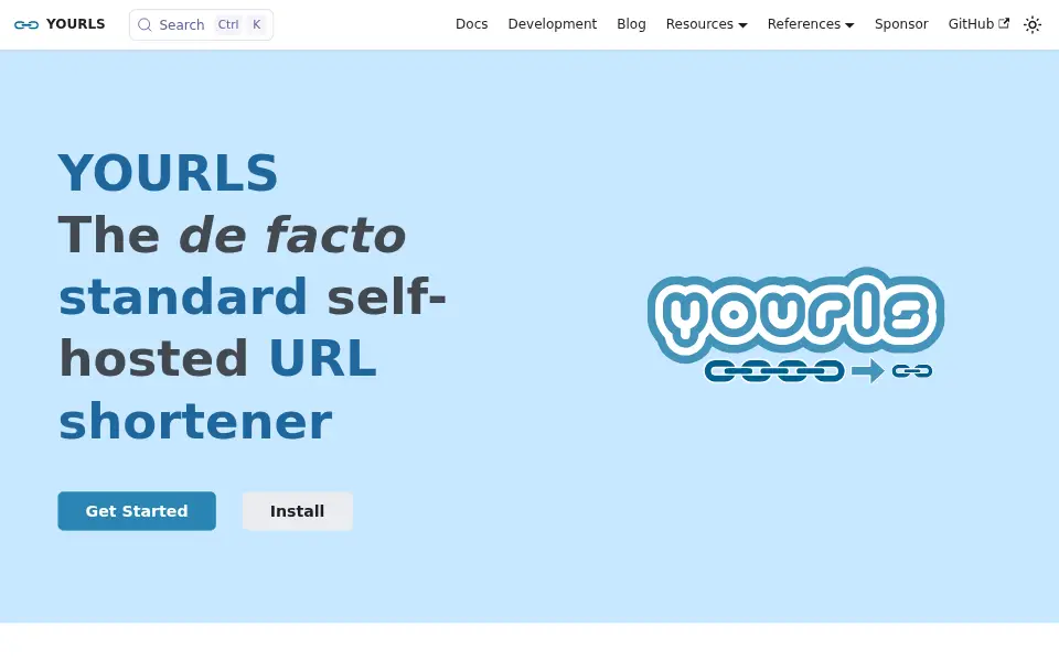 Aperçu de YOURLS