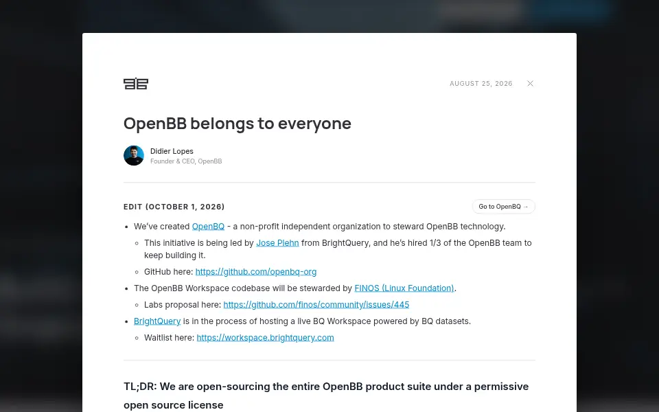 Aperçu de OpenBB