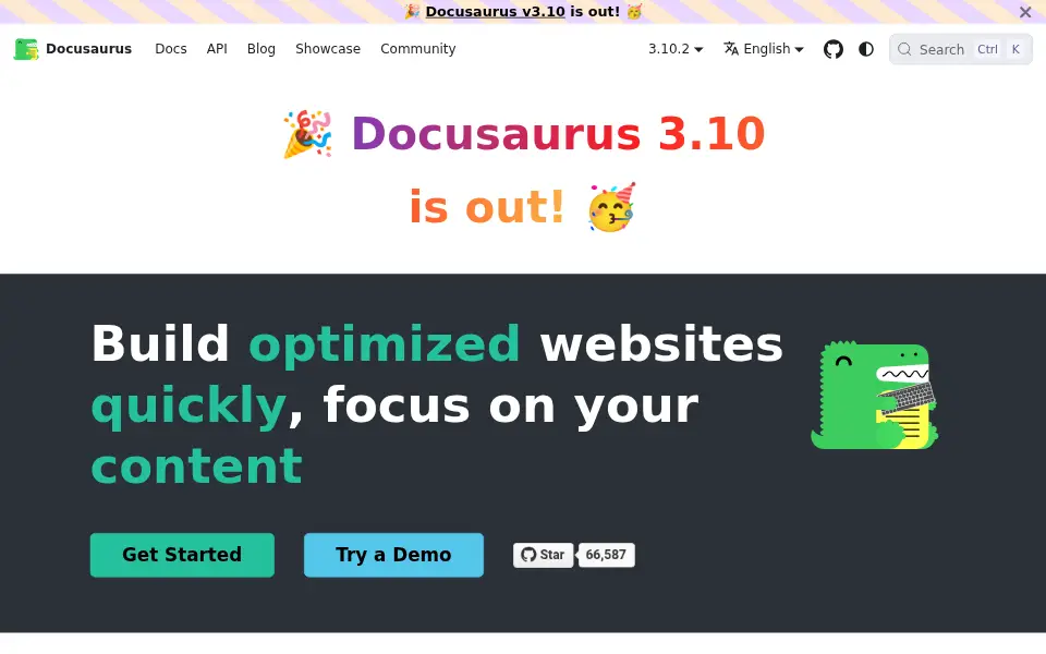 Aperçu de Docusaurus