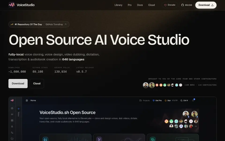 Aperçu de VoiceStudio