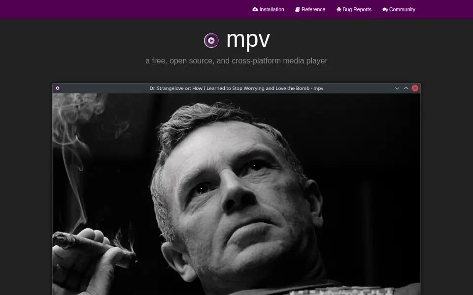 Aperçu de mpv