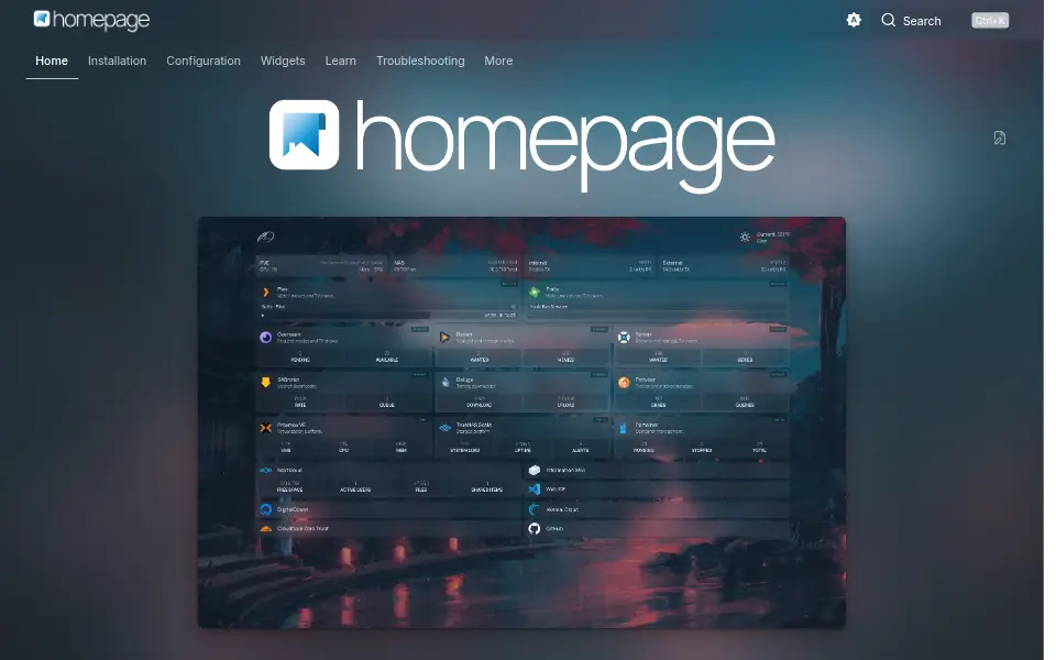 Aperçu de Homepage