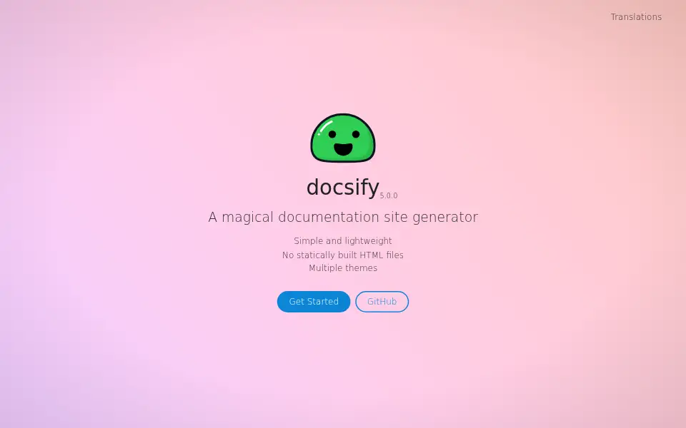 Aperçu de docsify