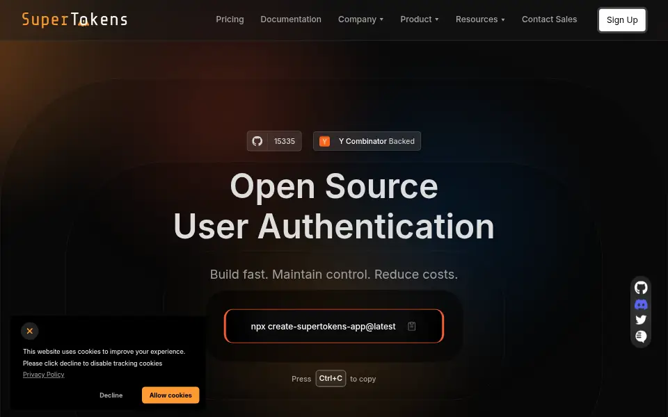 Aperçu de SuperTokens
